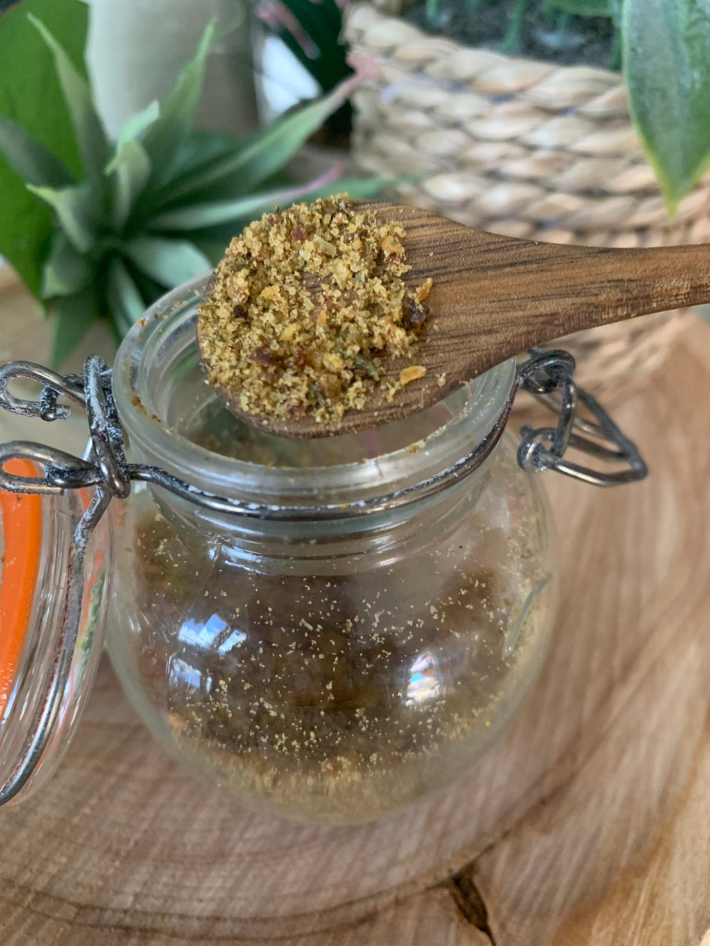 Wooden spatula, small recycled wood spatula, kitchen utensil, hand-carved spatula, mini spice spatula, utensil.