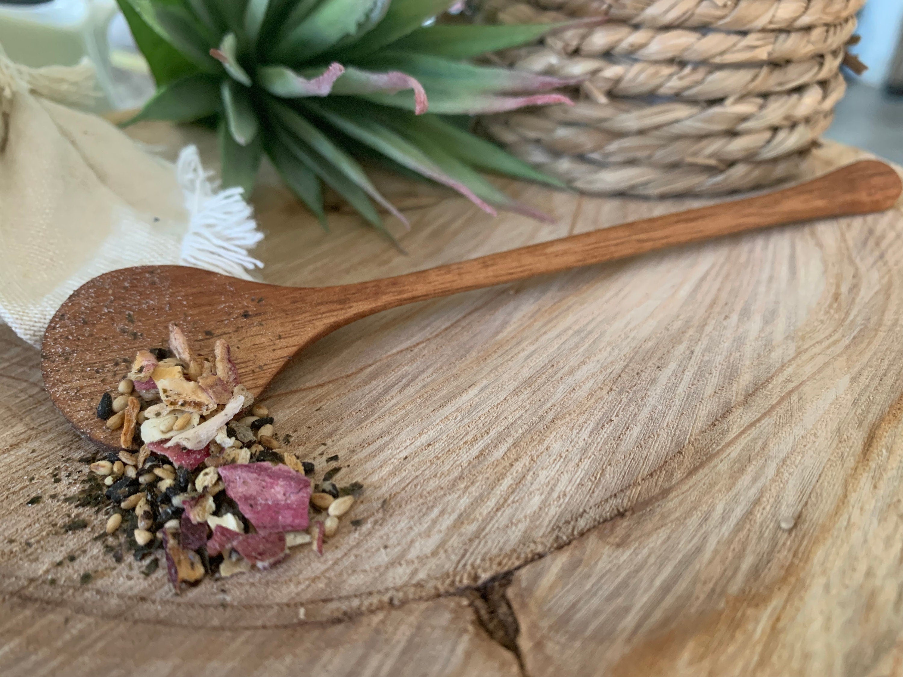 Wooden spatula, small recycled wood spatula, kitchen utensil, hand-carved spatula, mini spice spatula, utensil.