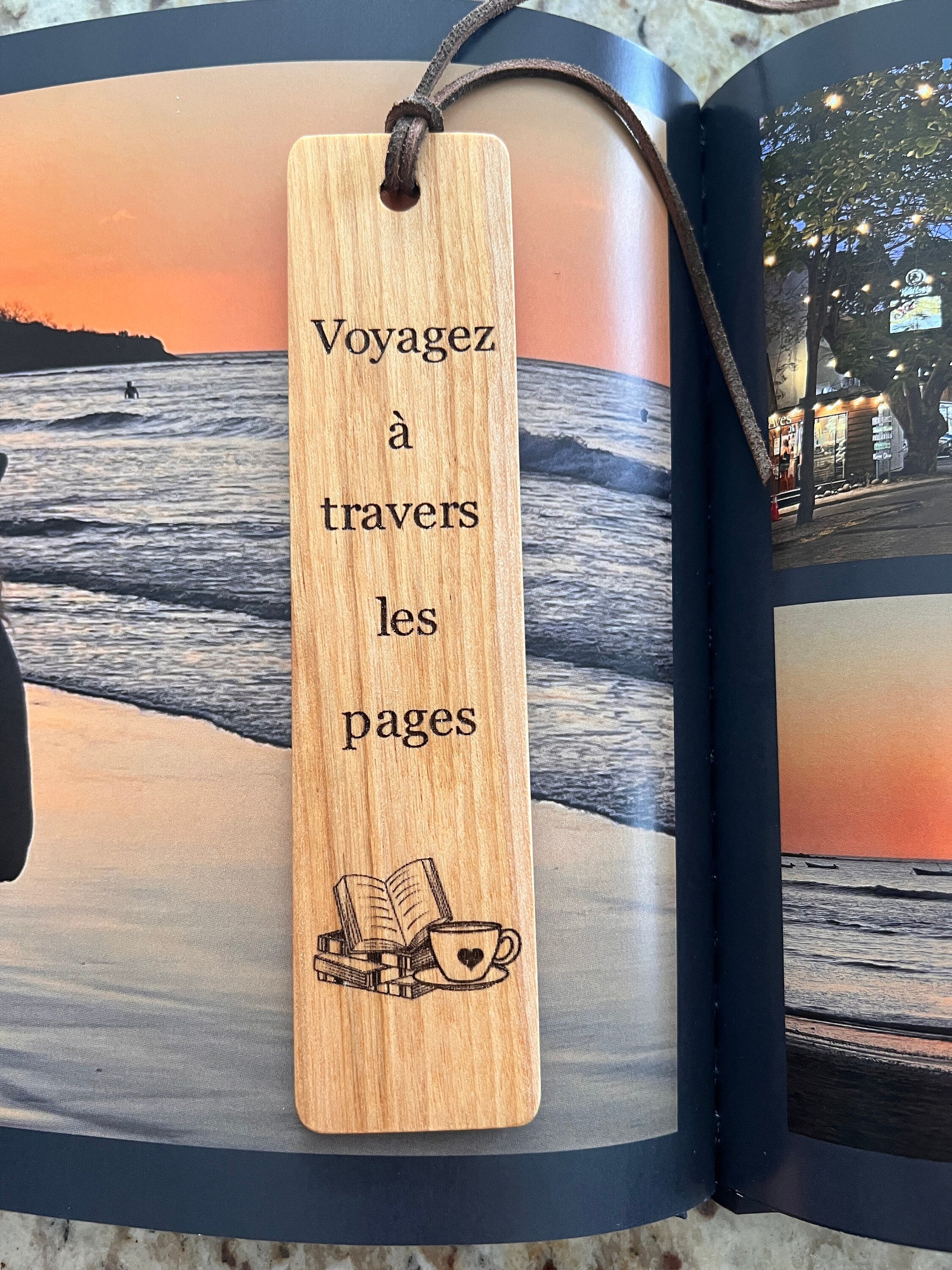 Marque-pages en bois