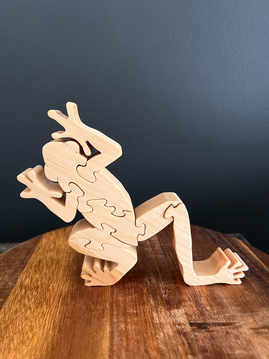 Casse-tête 3D, puzzle la grenouille