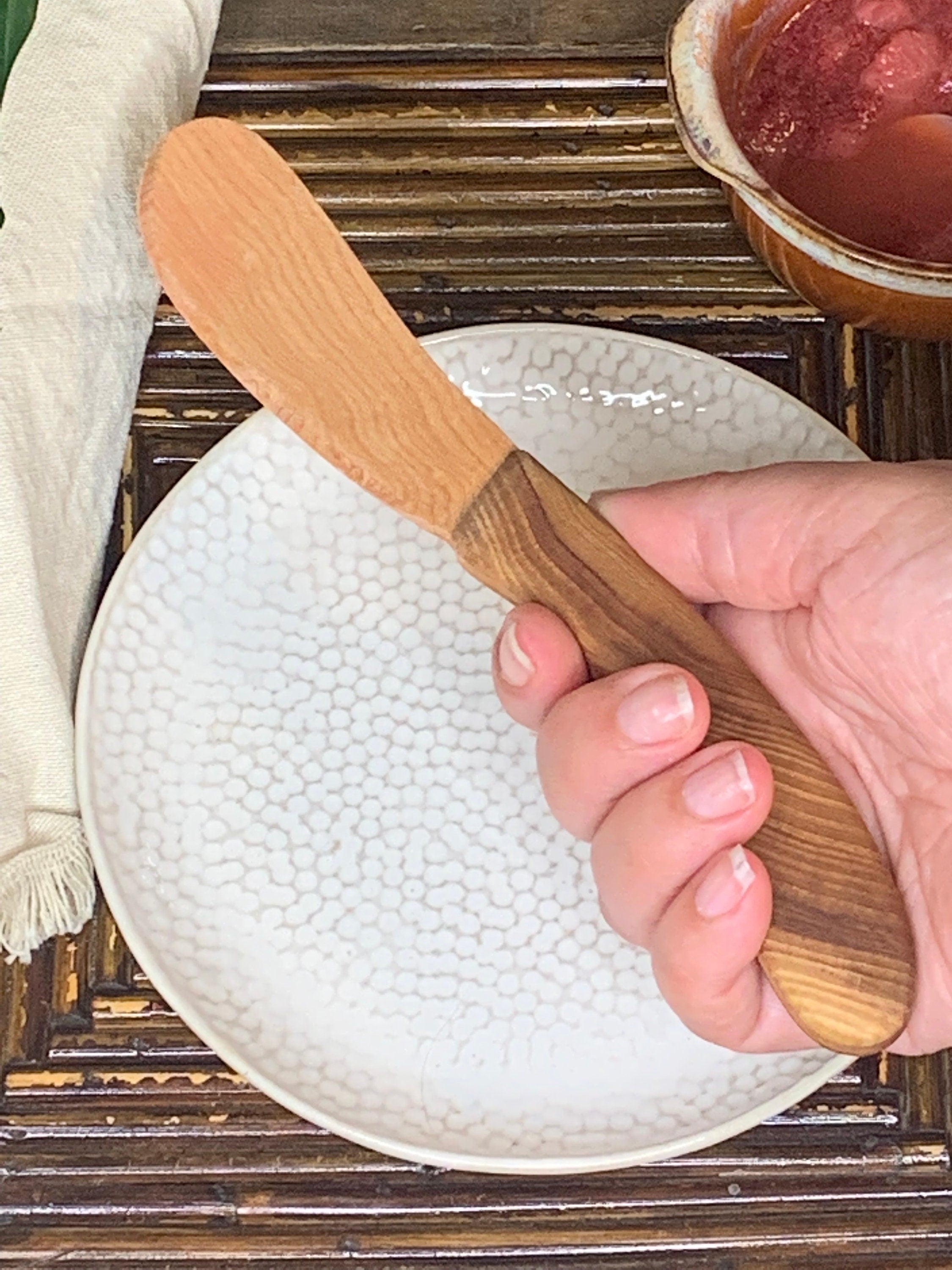 Couteau à tartiner en bois