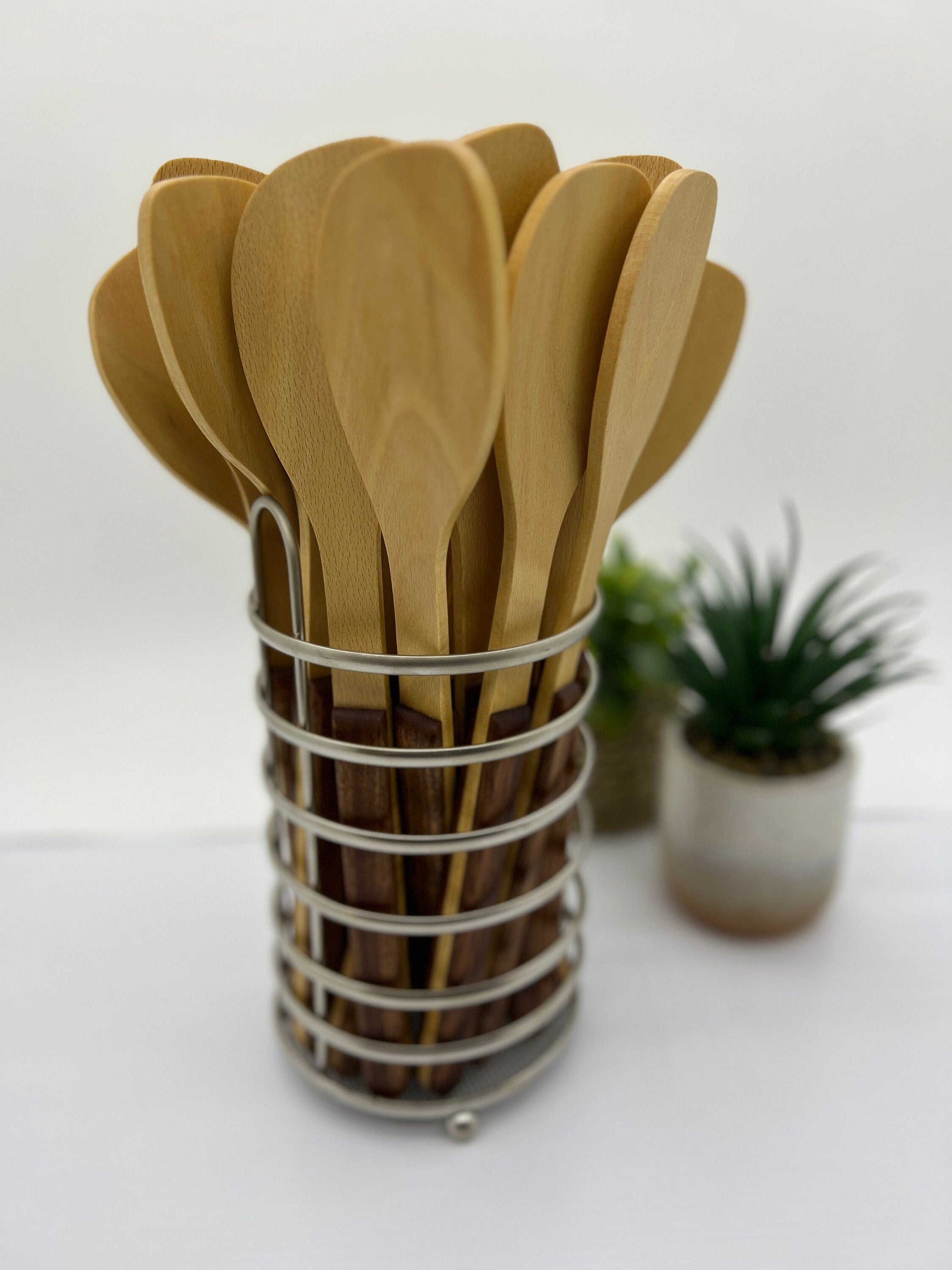 Spatule en bois à pâtisserie
