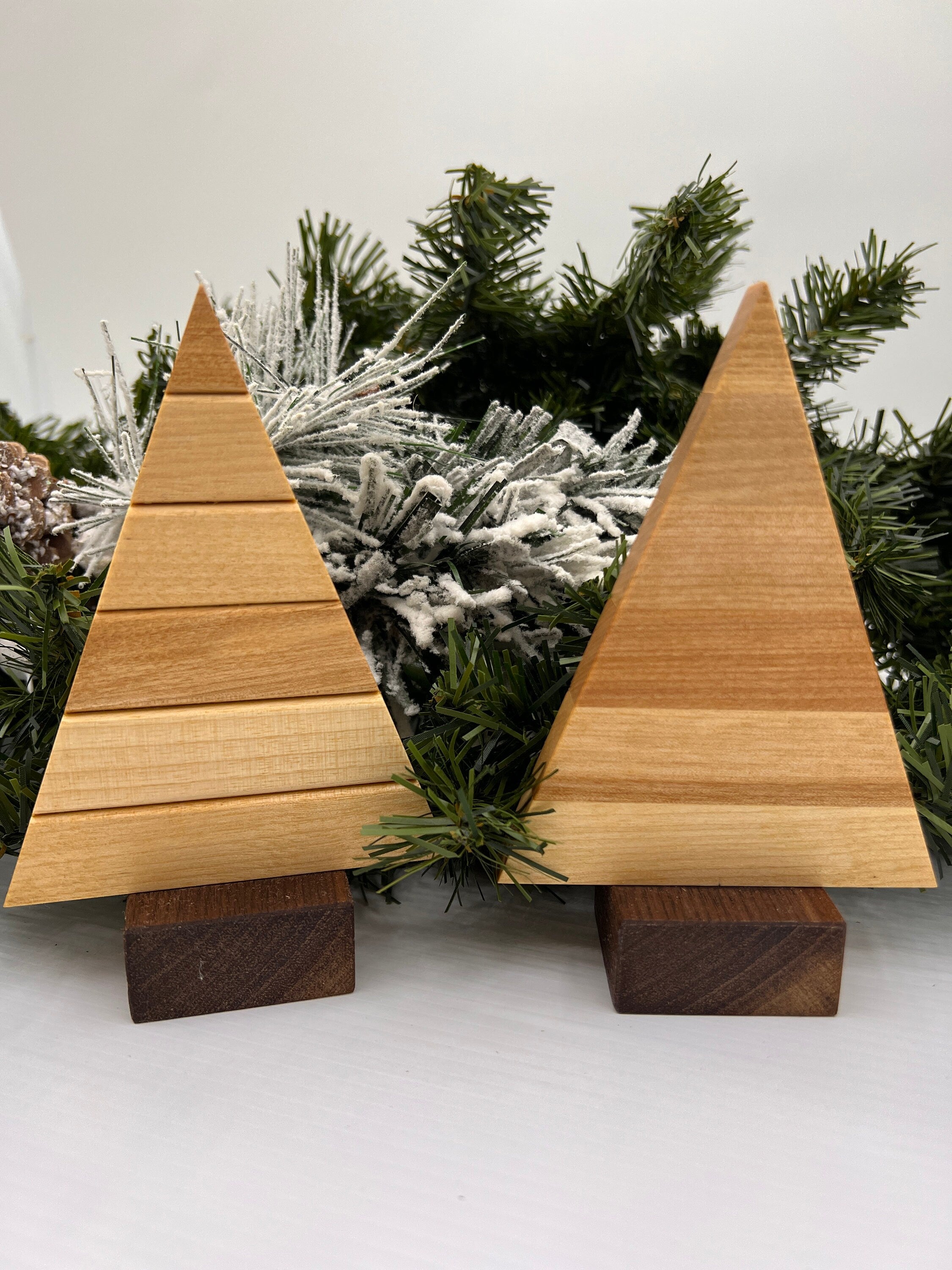 Wooden Christmas tree, rustic Christmas ornament, Christmas decoration, Christmas ornament, wooden tree, rustic tree, wooden ornament