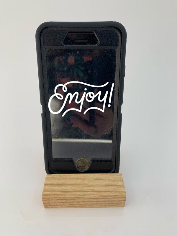 Cell phone holder/ tablet holder/ desk accessory/ phone stand/ cell phone stand/ wooden stand