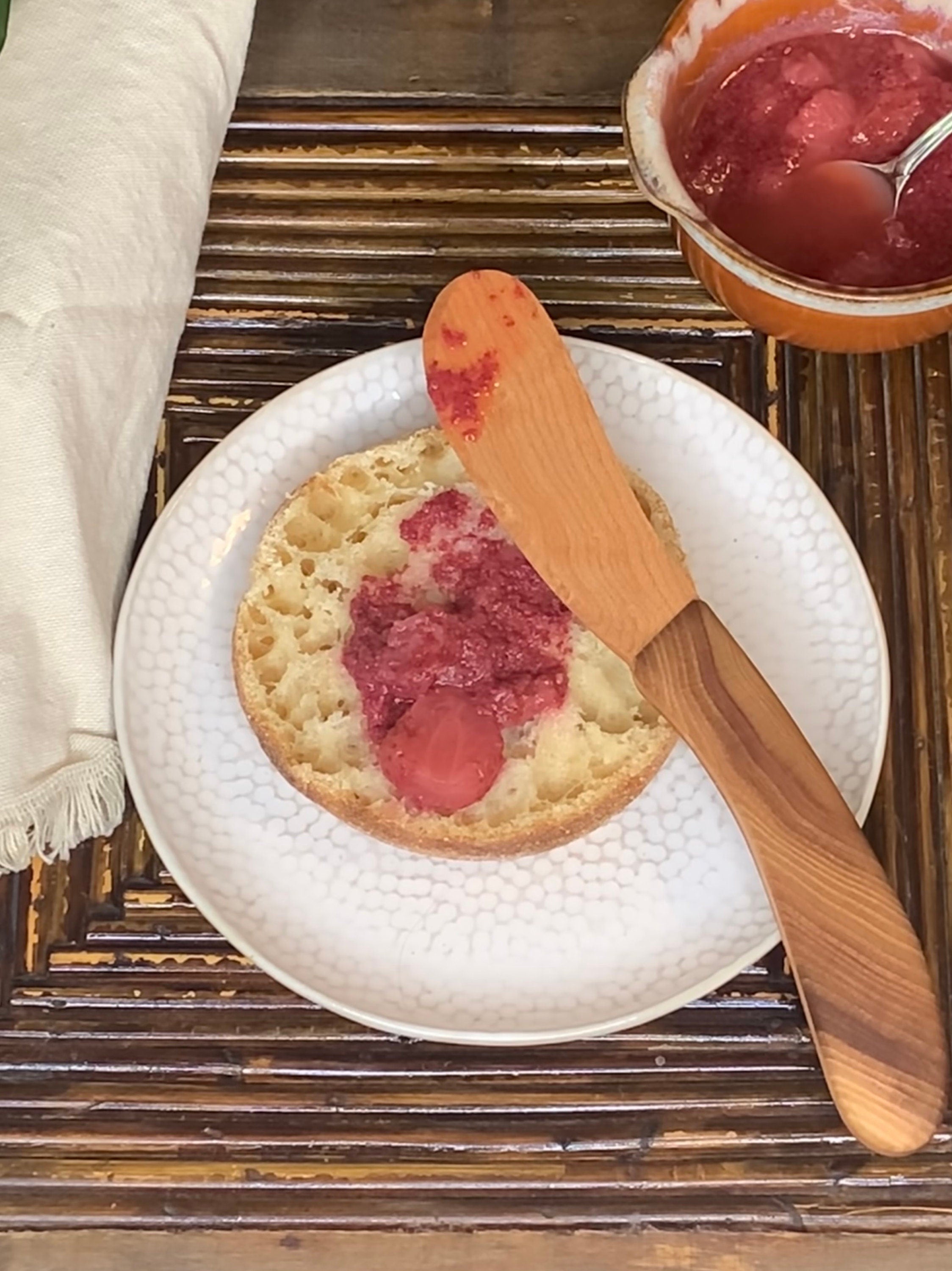 Couteau à tartiner en bois