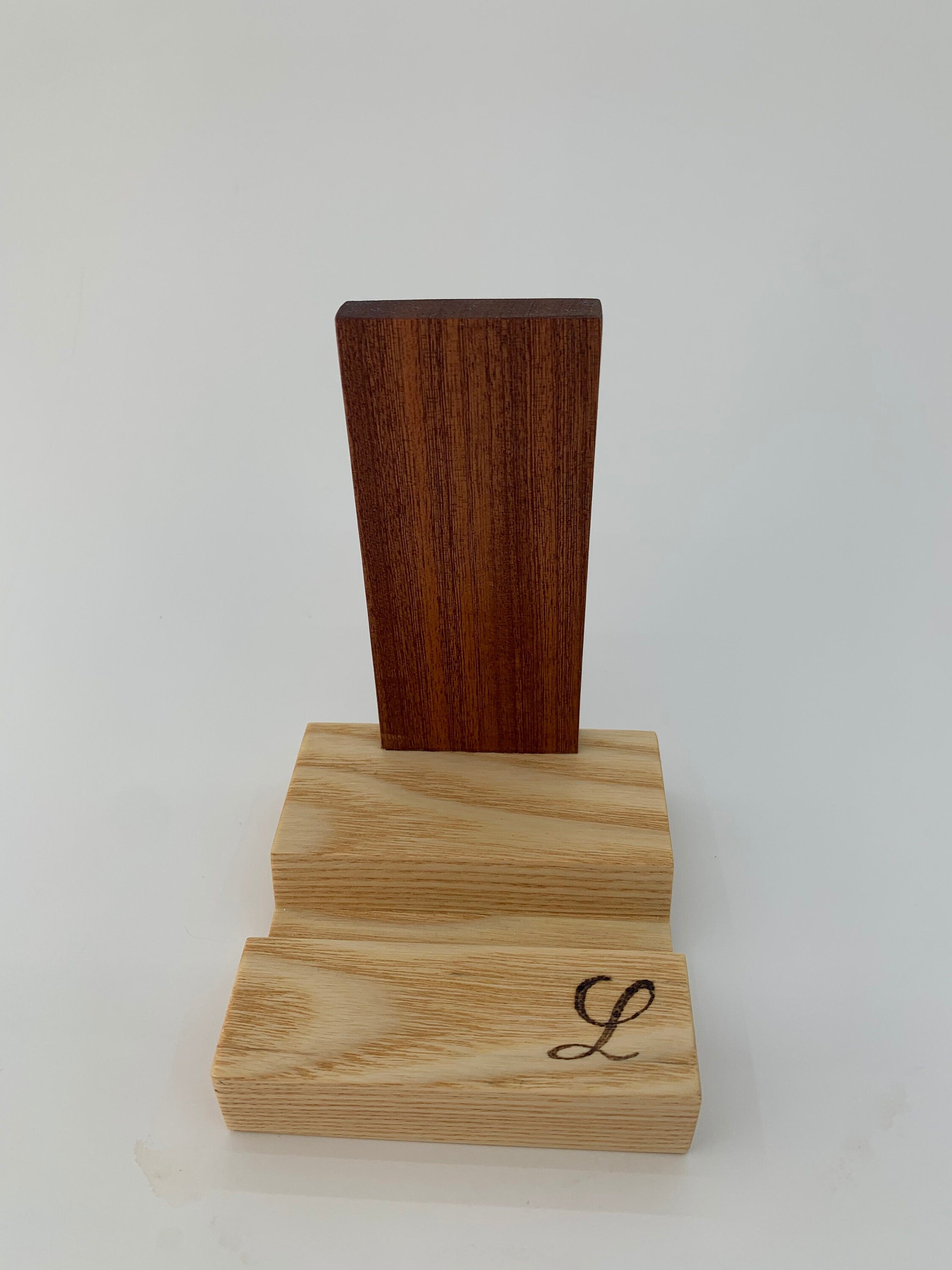 Cell phone holder/ tablet holder/ desk accessory/ phone stand/ cell phone stand/ wooden stand