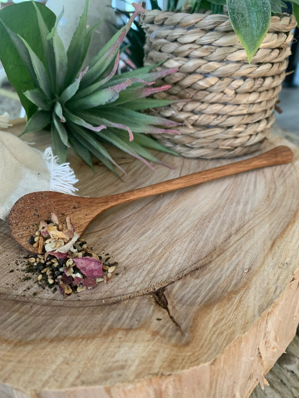 Wooden spatula, small recycled wood spatula, kitchen utensil, hand-carved spatula, mini spice spatula, utensil.