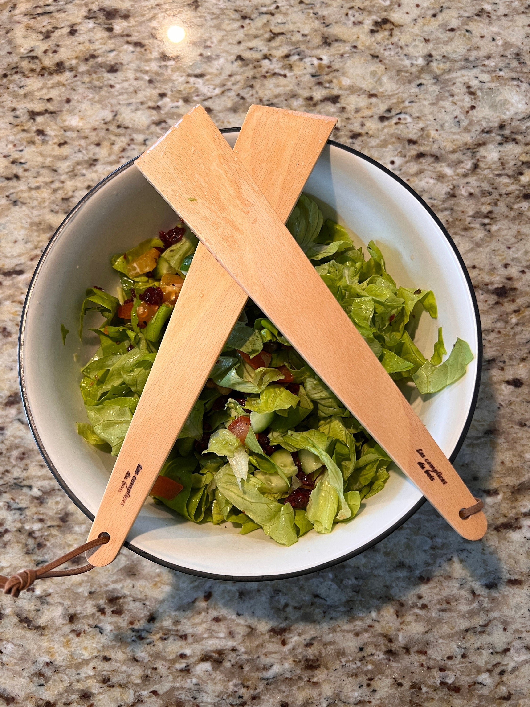Salad spatula set, fancy spatula, beechwood spatula, spatula, wooden utensil, wooden spatulas.