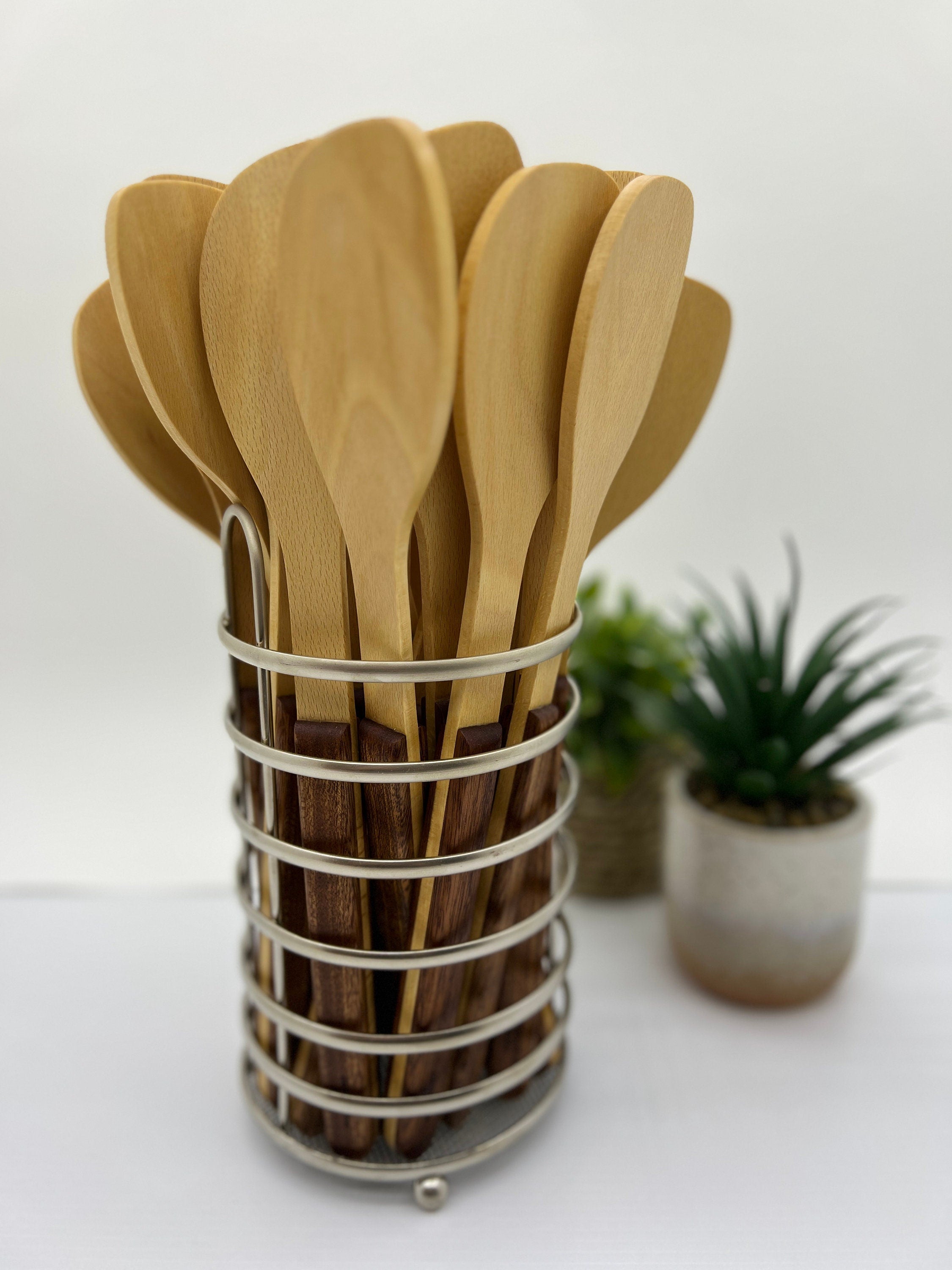 Spatule en bois à pâtisserie