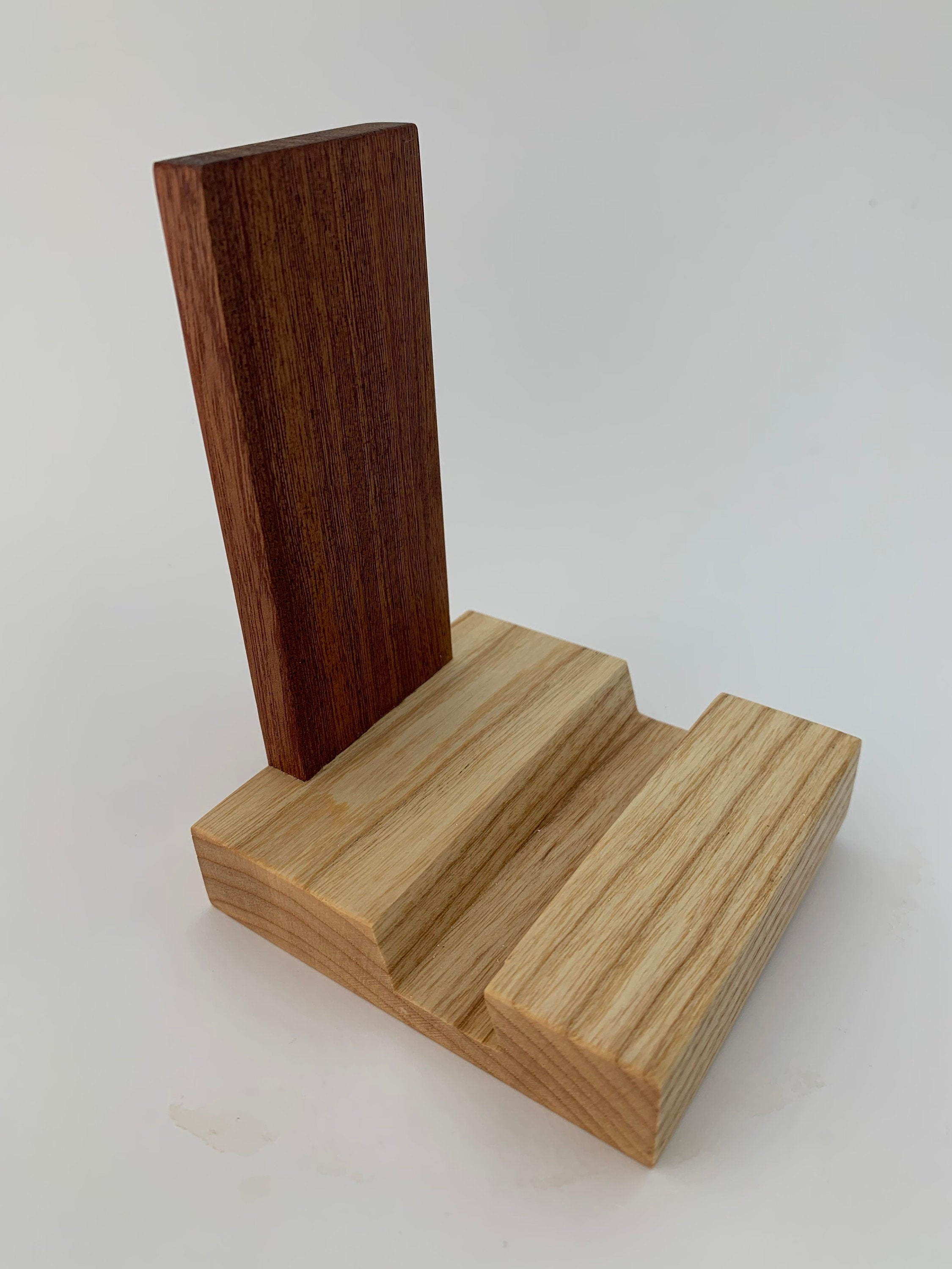 Cell phone holder/ tablet holder/ desk accessory/ phone stand/ cell phone stand/ wooden stand