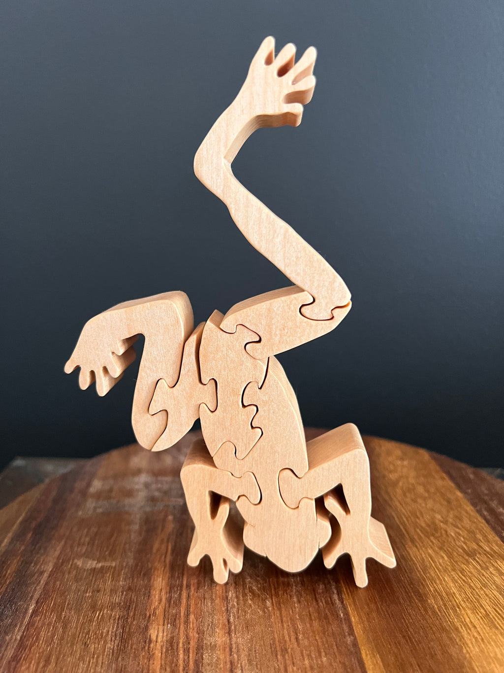 Casse-tête 3D, puzzle la grenouille