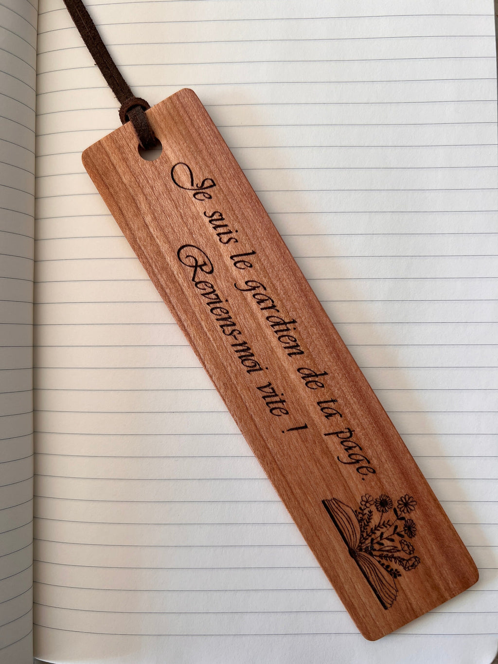 Marque-pages en bois
