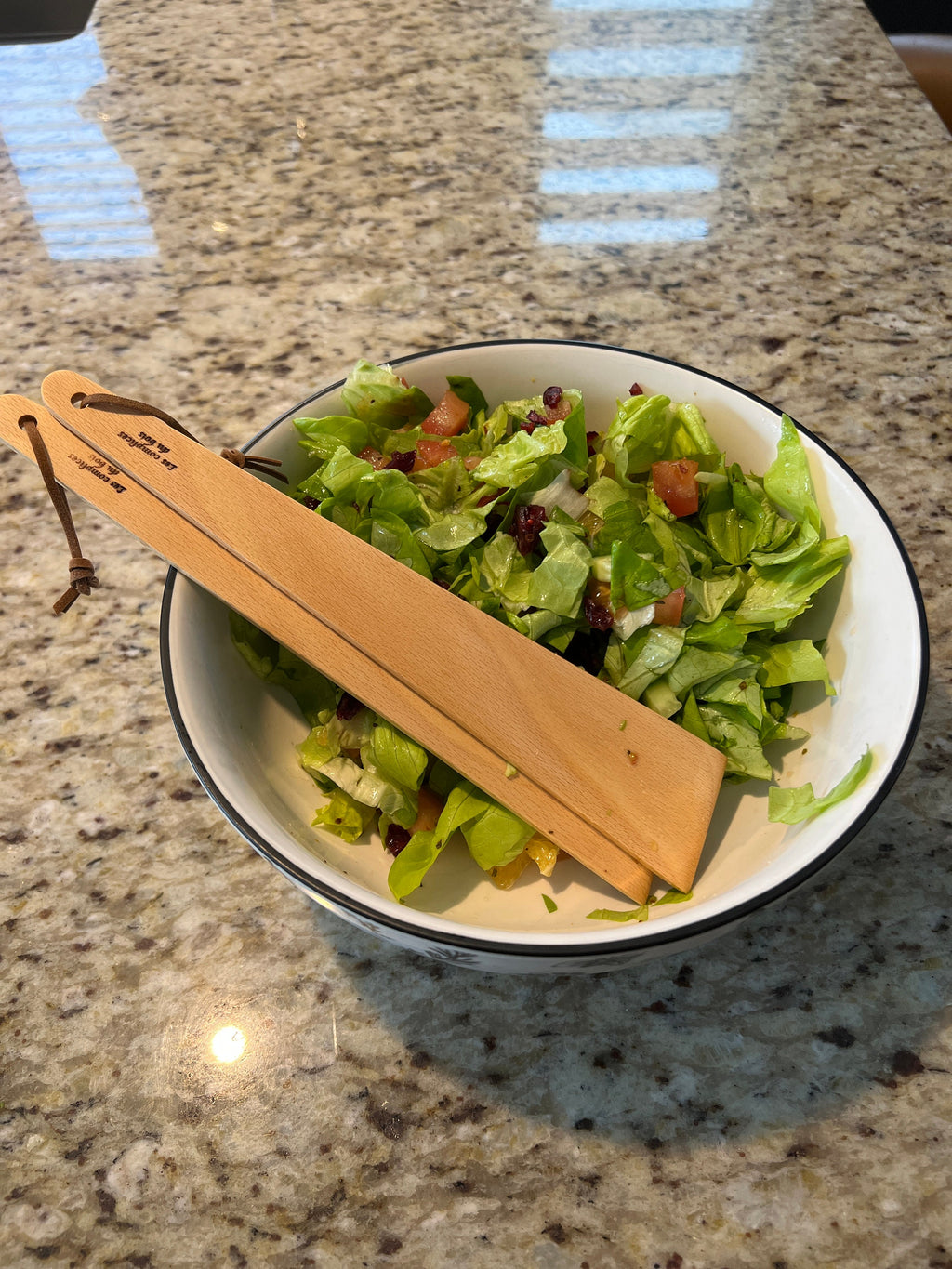 Salad spatula set, fancy spatula, beechwood spatula, spatula, wooden utensil, wooden spatulas.