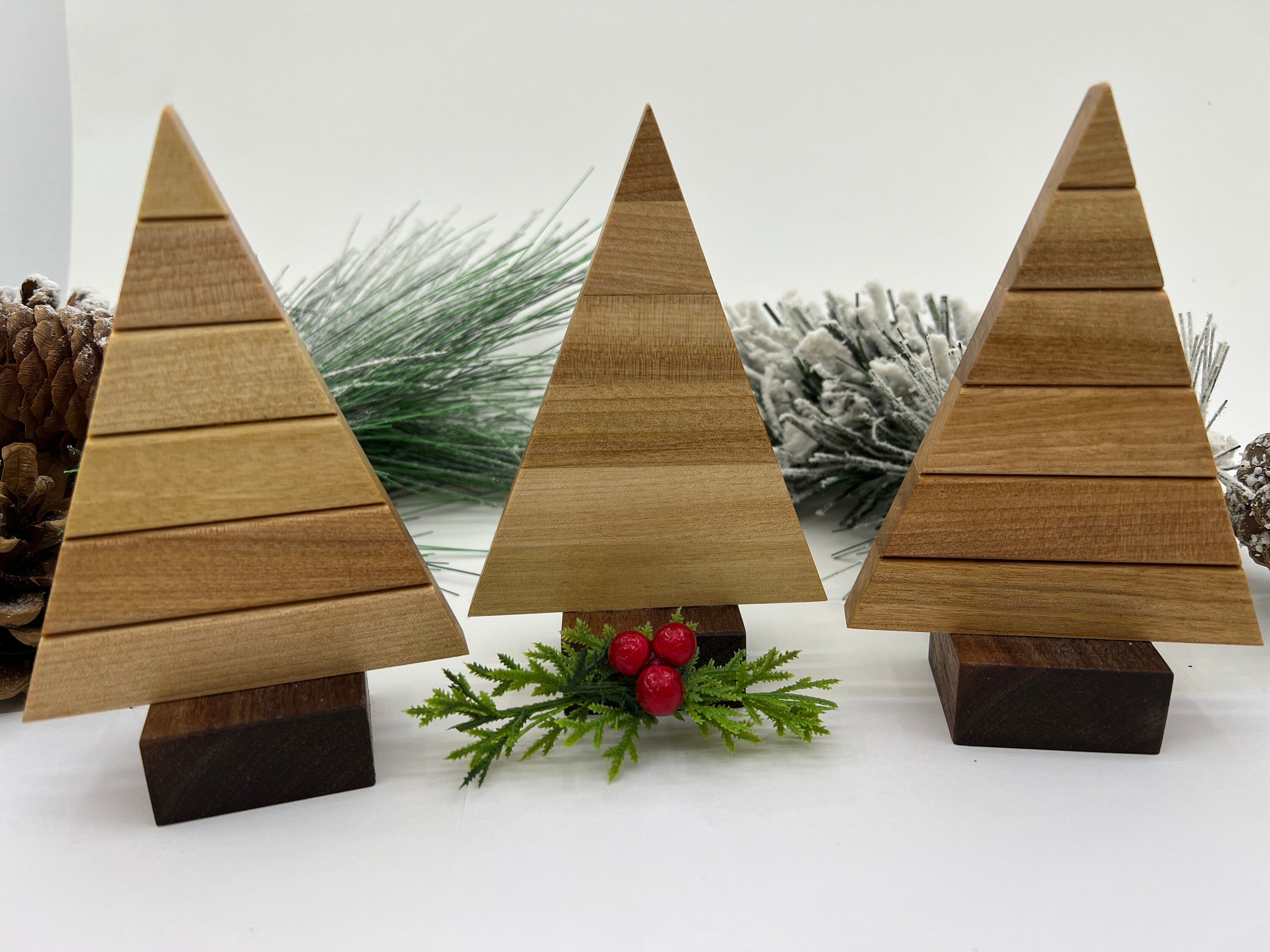 Wooden Christmas tree, rustic Christmas ornament, Christmas decoration, Christmas ornament, wooden tree, rustic tree, wooden ornament