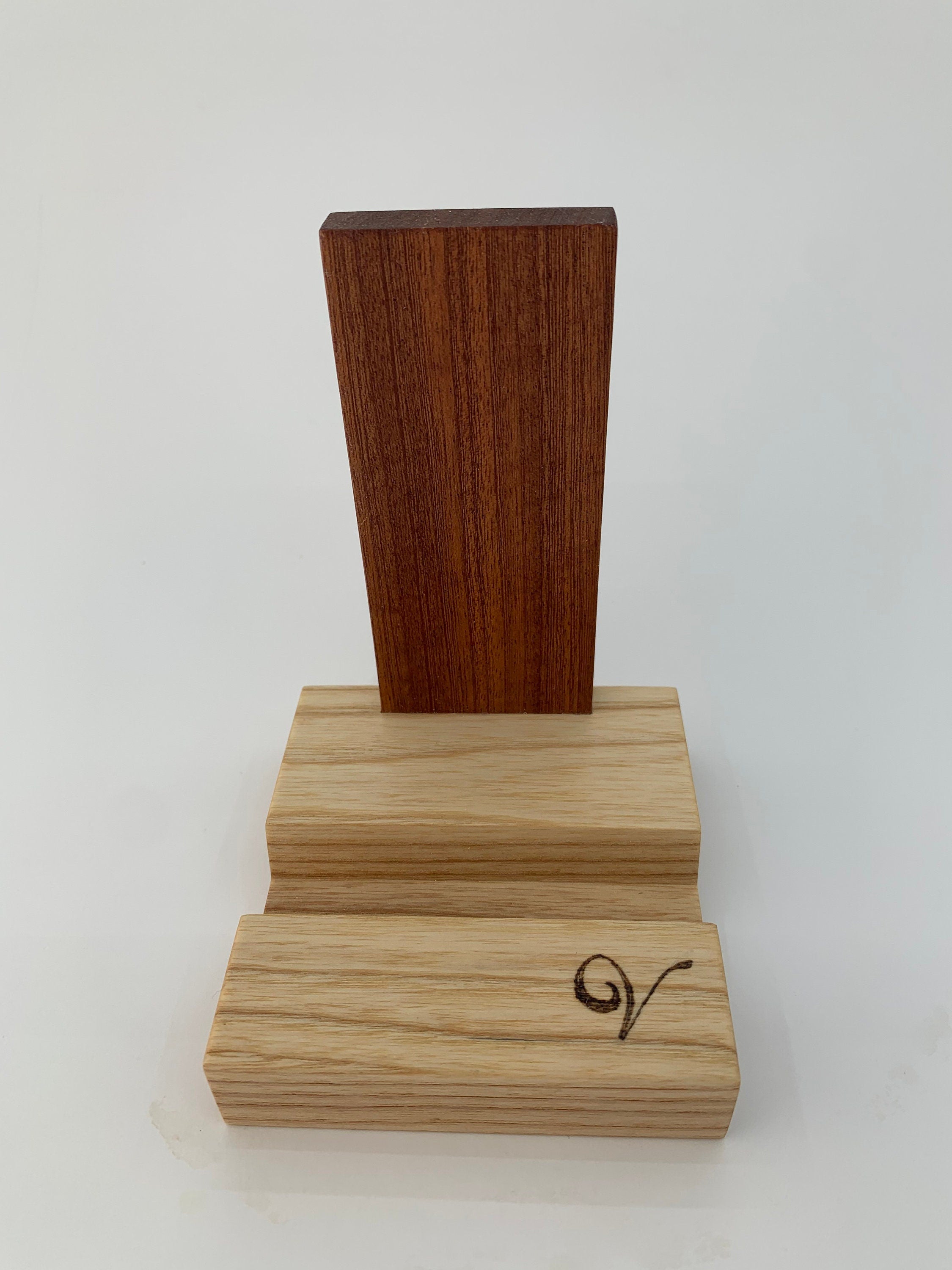 Cell phone holder/ tablet holder/ desk accessory/ phone stand/ cell phone stand/ wooden stand