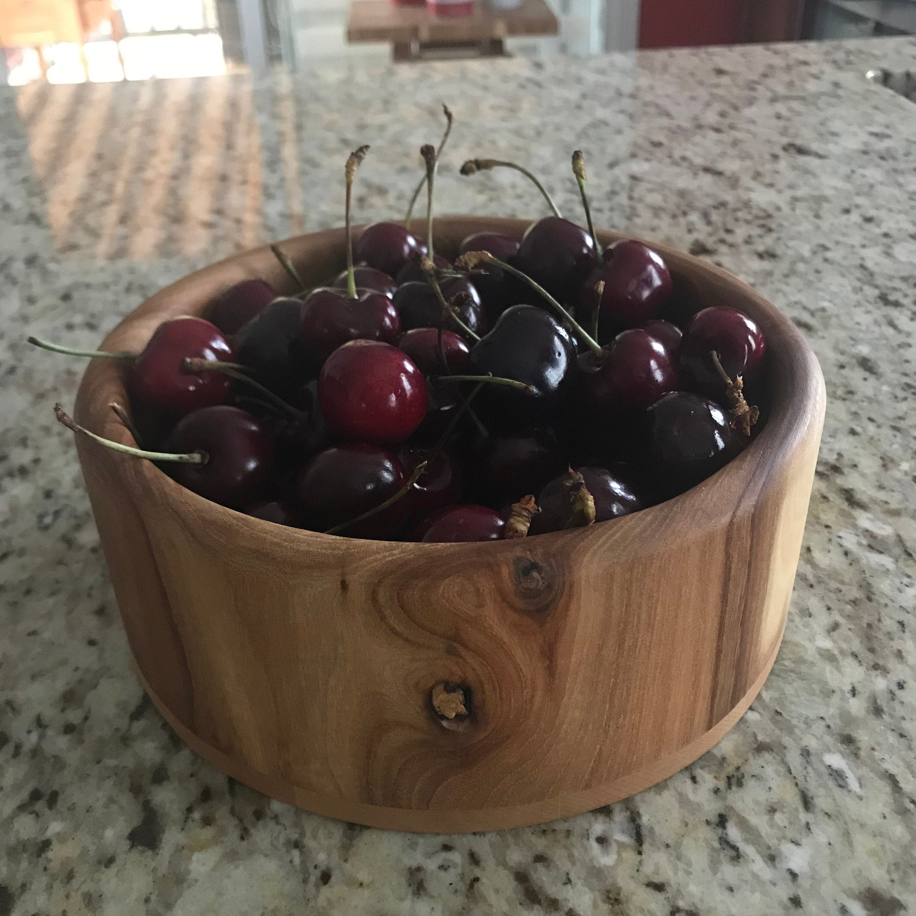 Bol à pain, Bol en bois, Bol à fruits, Bol pour grignotines, Bol décoratif en bois, cadeau d'hôtesse, contenant en bois, cadeau