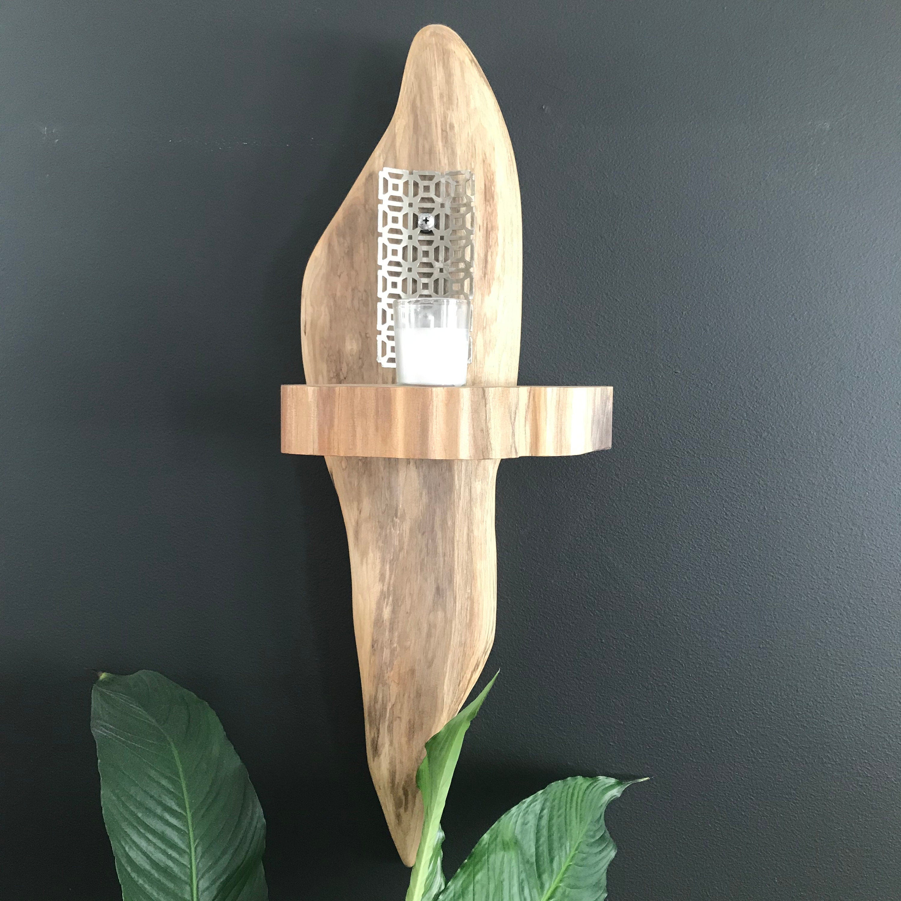 Wooden chandelier, decorative wooden element, driftwood wall art, home decor, unique wooden creation, lantern