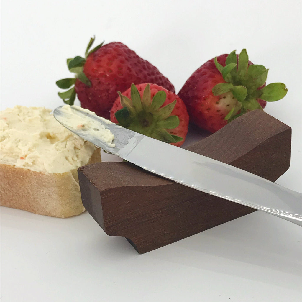 Knife holder / set of 6, gift, knife holder, kitchen decor, tableware, wooden knife rest, utensil, knife support