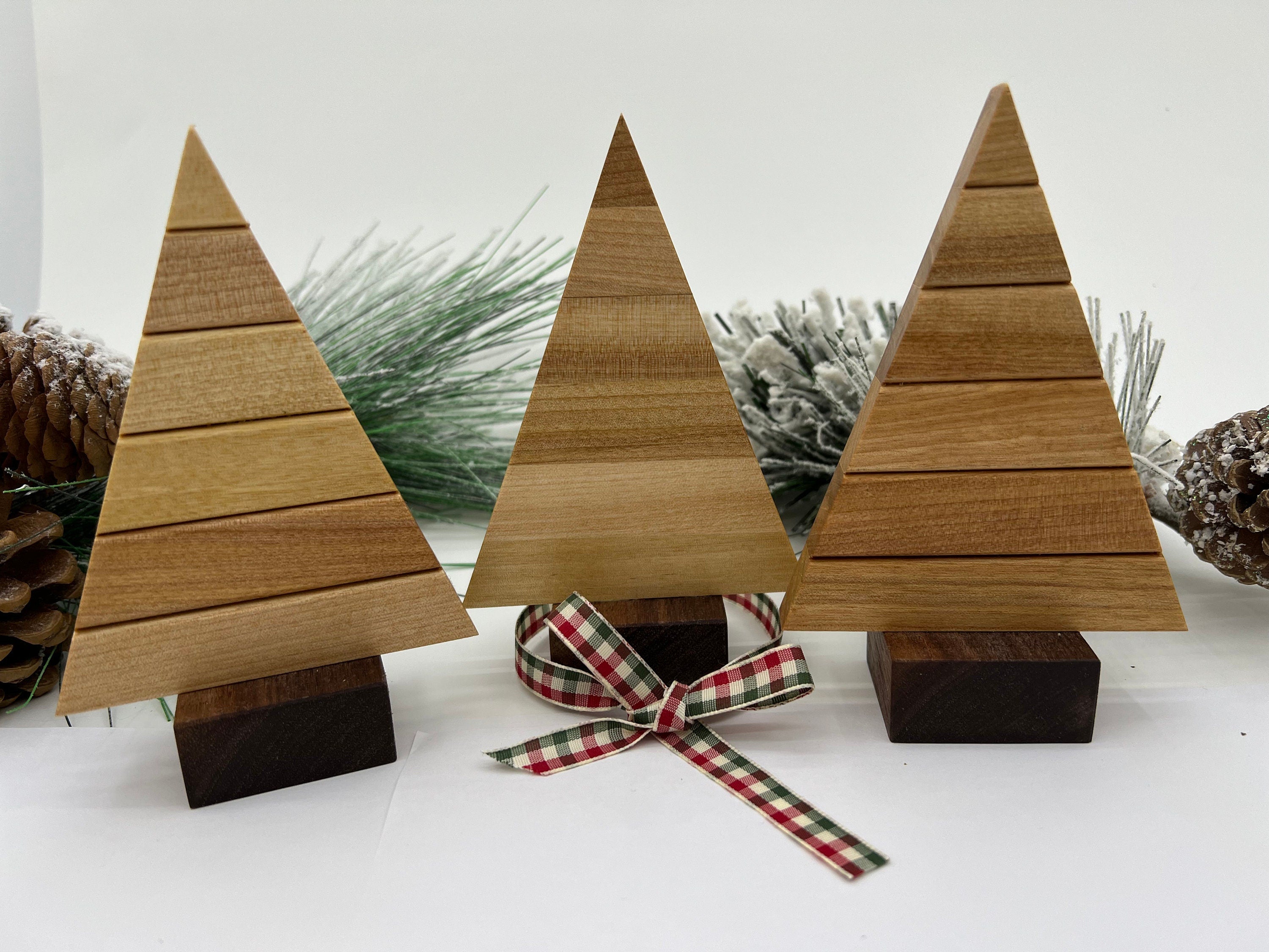 Wooden Christmas tree, rustic Christmas ornament, Christmas decoration, Christmas ornament, wooden tree, rustic tree, wooden ornament