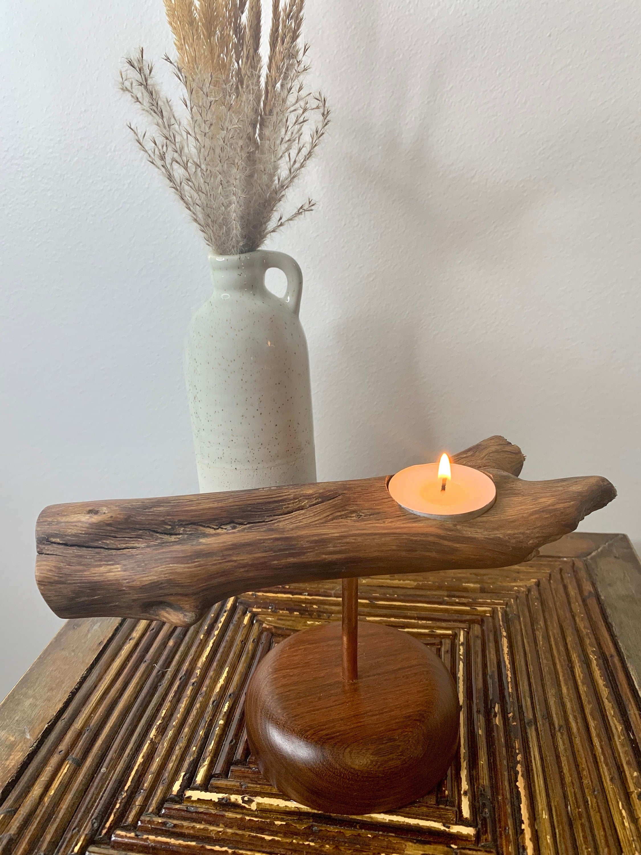 Driftwood chandelier/Wooden chandelier/Lantern holder/Candle/Drift wood/Wooden chandelier/Lantern/Art Deco/Wooden decor/Lantern