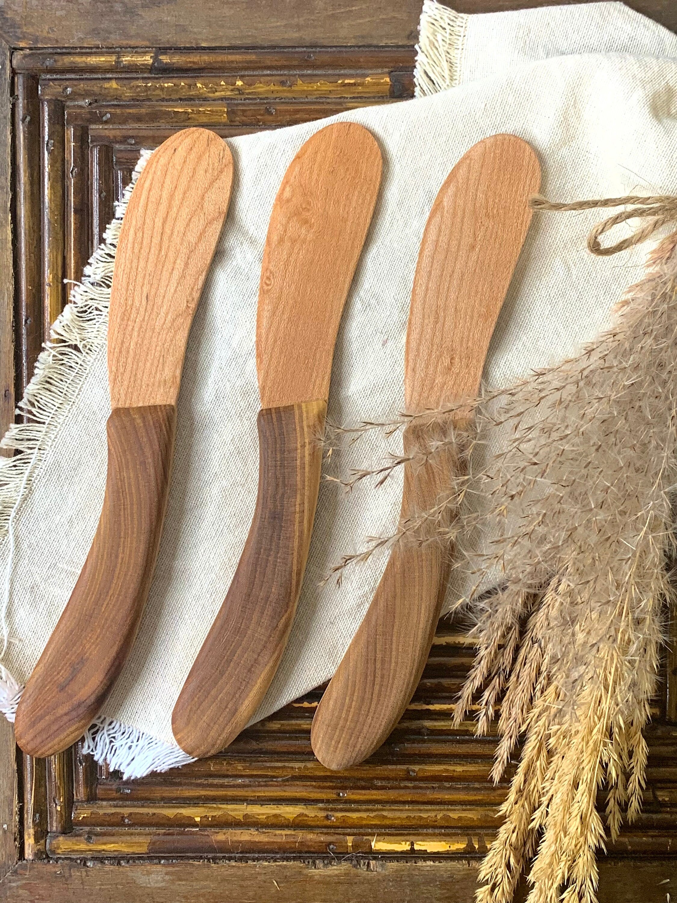 Couteau à tartiner en bois