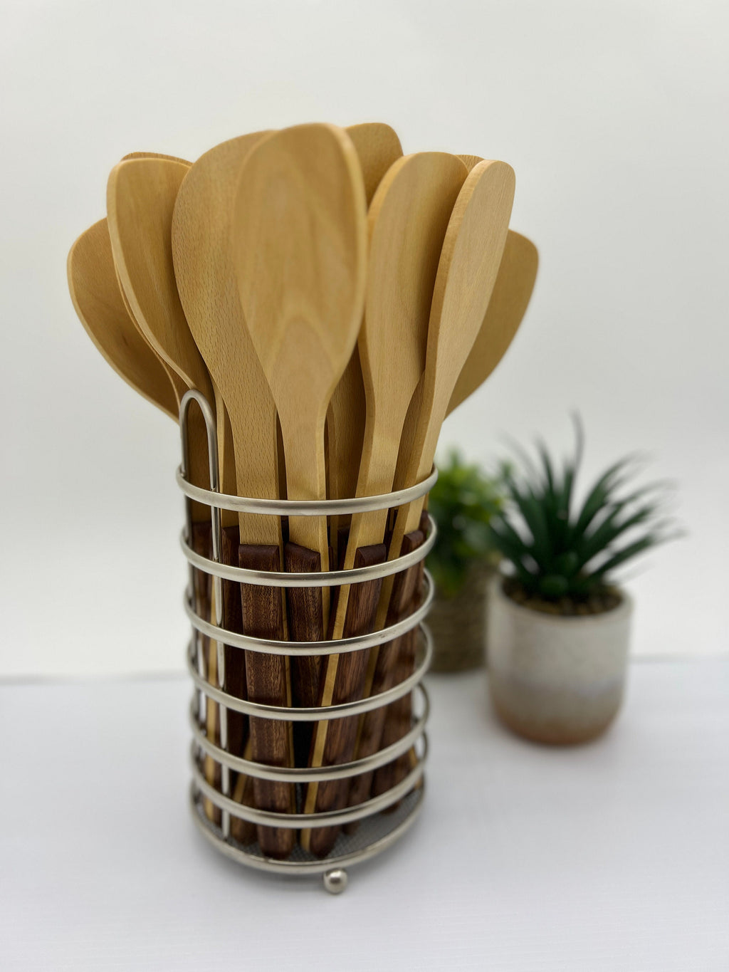 Spatule en bois à pâtisserie