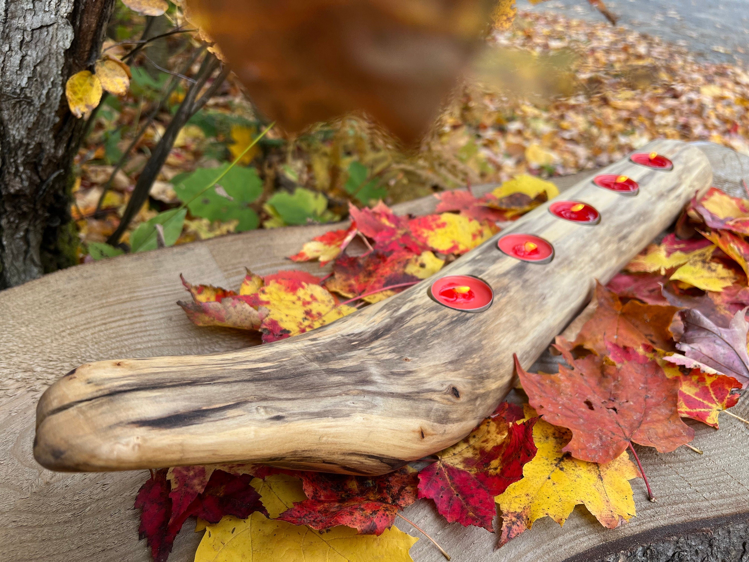 Driftwood chandelier/Candle holder/Lantern holder/Candle centerpiece/Driftwood lamp/Driftwood art/Wooden lantern/Art Deco lamp