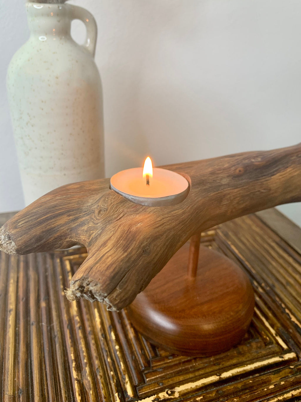 Driftwood chandelier/Wooden chandelier/Lantern holder/Candle/Drift wood/Wooden chandelier/Lantern/Art Deco/Wooden decor/Lantern