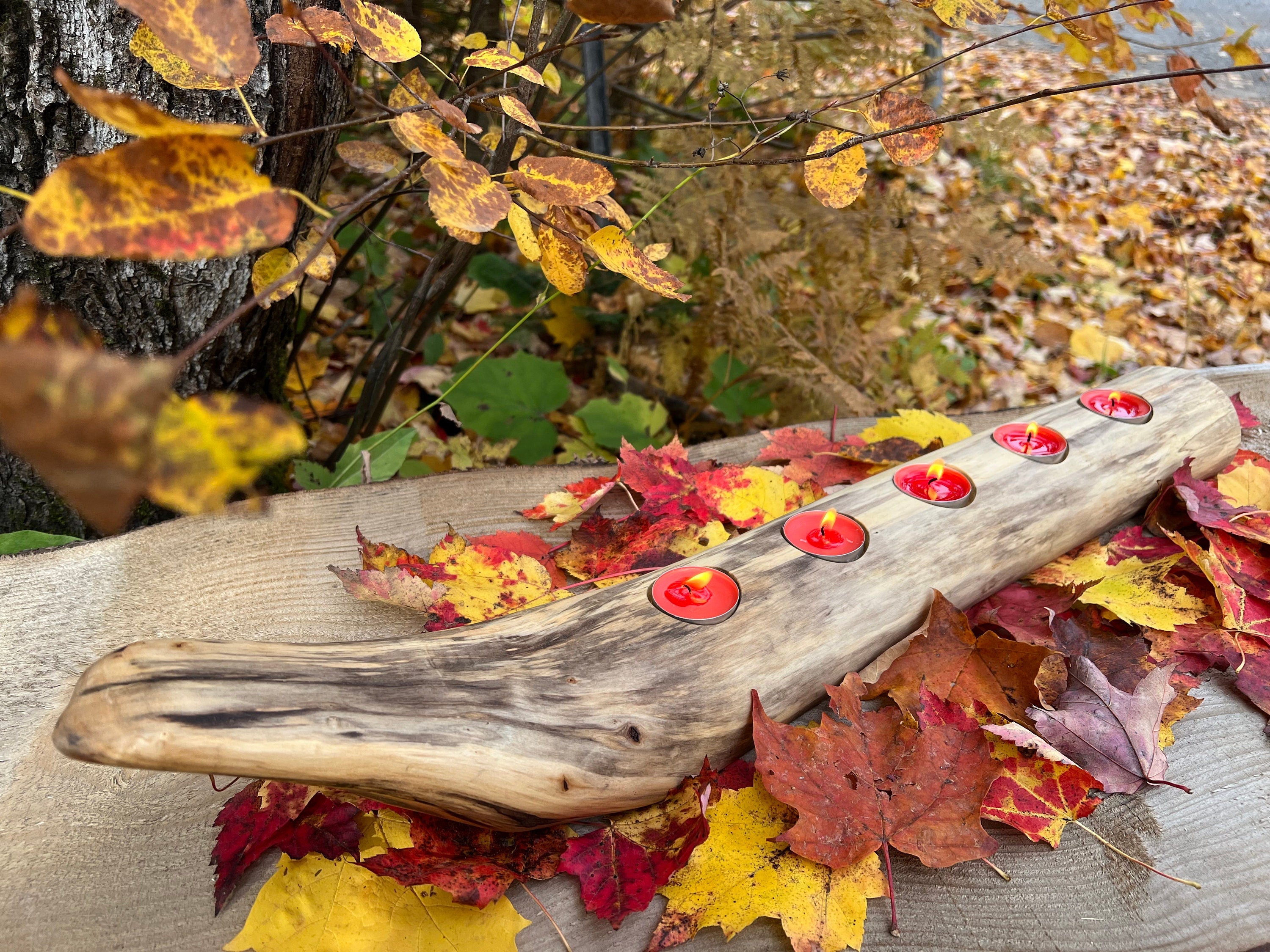 Driftwood chandelier/Candle holder/Lantern holder/Candle centerpiece/Driftwood lamp/Driftwood art/Wooden lantern/Art Deco lamp